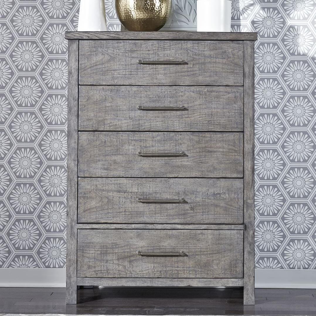Liberty Furniture Modern Farmhouse 406BR41 Contemporary 5Drawer Chest
